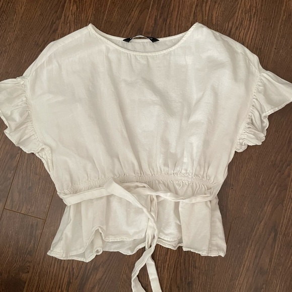 Zara Ruffled Top XS - Picture 2 of 7